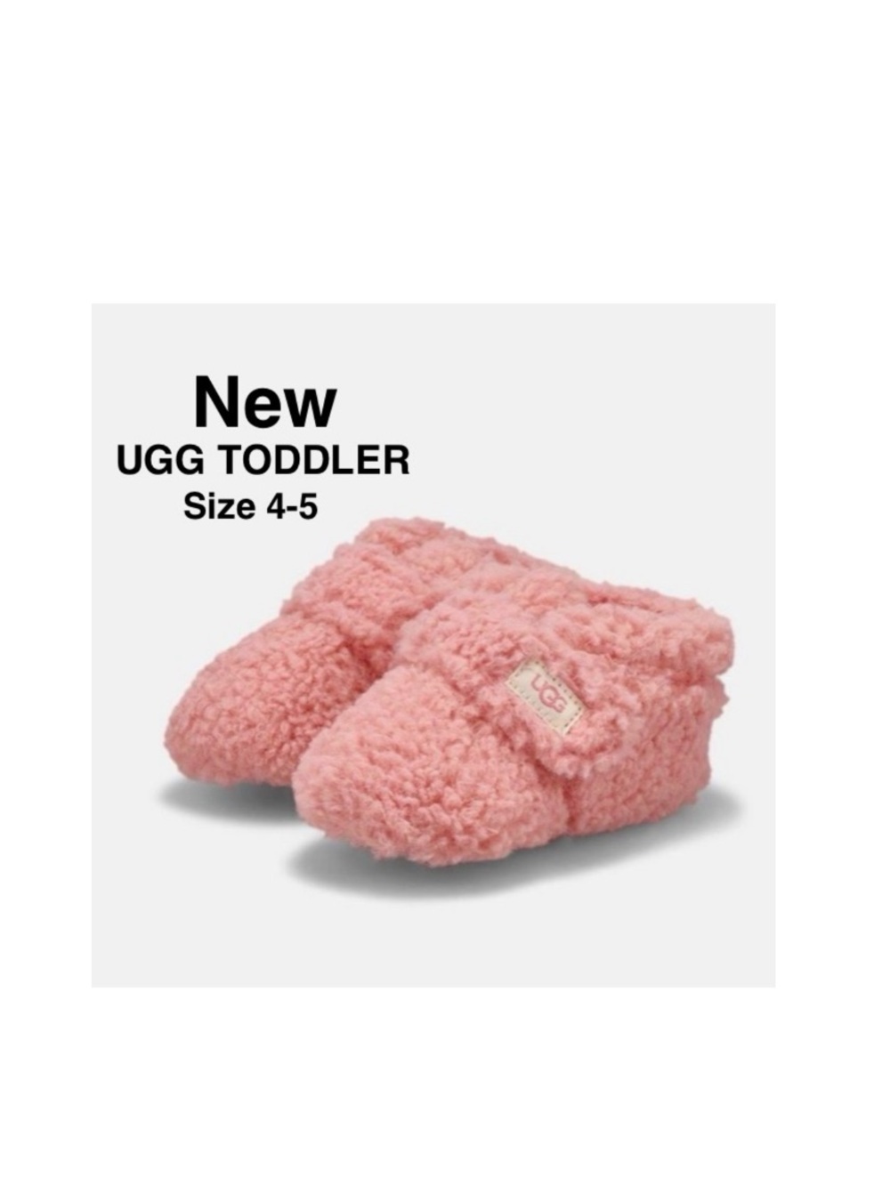 New UGG BIXBEE Baby and Toddlers Colour: Shell /pink Size4-5 (12 month )⭐️⭐️⭐️